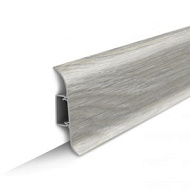 253 Плинтус Лексида 55х2200мм Ясень серый