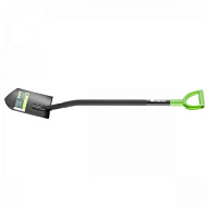 Лопата штыковая, 185х280х1190 мм, цельнометаллическая