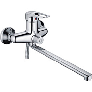 L2204 Смеситель универсальный Ledeme, хром, с аксессуарами, длинный излив