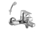Смеситель для ванны Lemark Plus Grace, хром, с аксессуарами, короткий излив LM1512C