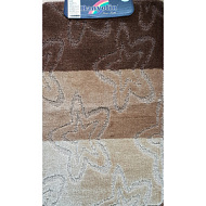 00214 Коврик для ванной Banyolin Silver, коричневый, 600*1000мм