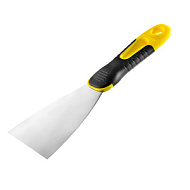 Шпатель STAYER MASTER 100мм, 2к ручка, нержавеющее профилированное полотно