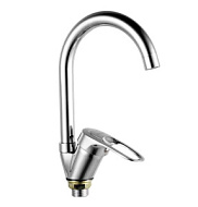 Смеситель для кухни Haiba, хром, длинный излив HB4504-2