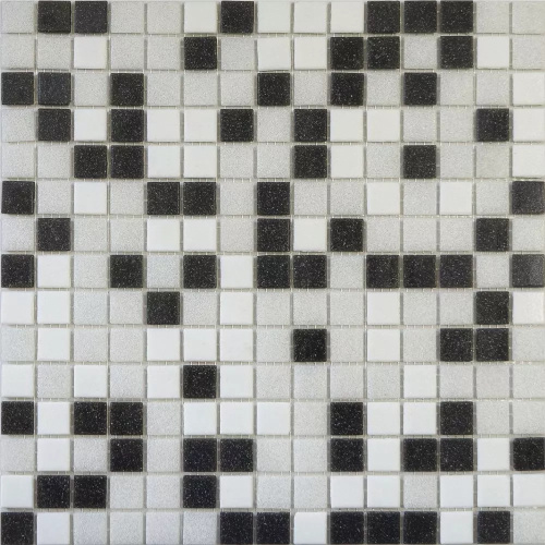 Мозаика Elada Mosaic бело-черный микс 327*327*4мм