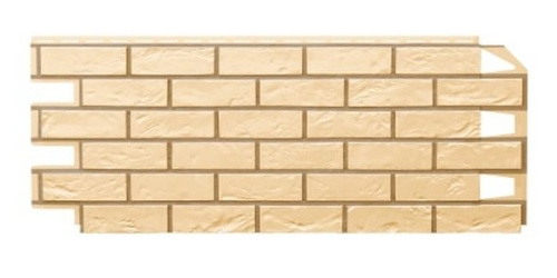 Фасадная панель ТН ОПТИМА Кирпич песочный 420*1000мм (10 шт/уп)