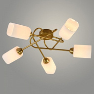 Люстра XA1404/5 COP медь 5х60W E27 d620 h200, HN23