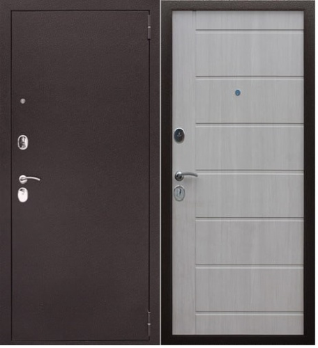 Дверь металлическая Комфорт 2050*860мм Дуб, правая