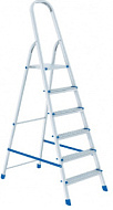 Стремянка СИБРТЕХ 6 ступений 1,3м алюминиевая