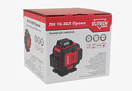 Нивелир лазерный ELITECH ЛН 16-ЗЕЛ Промо (аккум. Li-lon,20\50м,±0.3мм\м,0.4кг, зел.луч)