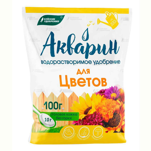 Удобрение БХЗ Акварин "Для цветов" 100гр.