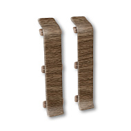 291 Соединитель Лексида 80мм Орех (2шт/блистер)