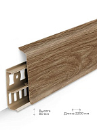 407 Плинтус Лексида 80х2200мм Дуб альпийский