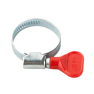 Хомут обжимной нерж.сталь 25х40мм с бабочкой 1 шт/ярлык