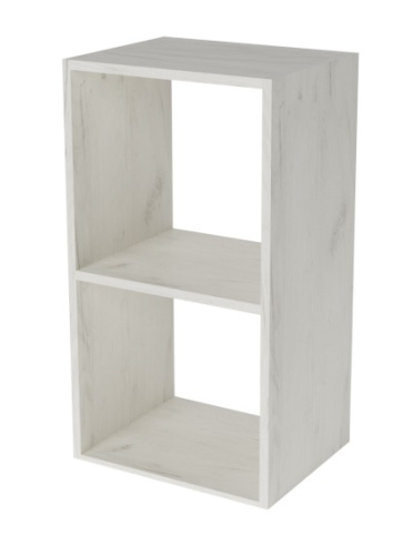 Стеллаж 2 секции 712*356*294мм Дуб грей