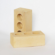 Кирпич силикатный пустотелый утолщенный лицевой SiMat "Желтый", 250*120*88, /288шт/поддон/