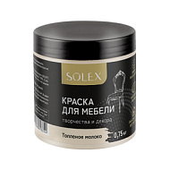 Краска  SOLEX  для мебели и декора, матовый, 0,75кг, топленое молоко