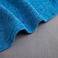 Плед LoveLife "Меланж" цв.синий  125*150 см,100% п/э