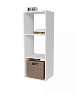 Стеллаж 3 секции 1060*356*294мм Белый