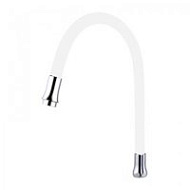 A470G-10 Излив гибкий Accoona белый, силиконовый