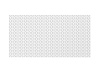 Панель декоративная перфорированная без рамки 1112х512 мм Сусанна белый