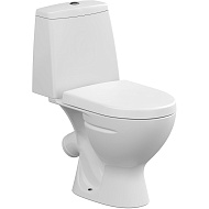 63423 Унитаз компакт Cersanit Star косой выпуск, сиденье дюропласт с микролифт  easy off, двухр