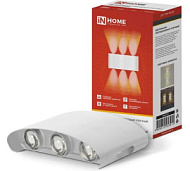 1832943 Светильник уличный светодиодный ДБУ TWIN-8W 8Вт 3000К IP54 бел. IN HOME 4690612053912